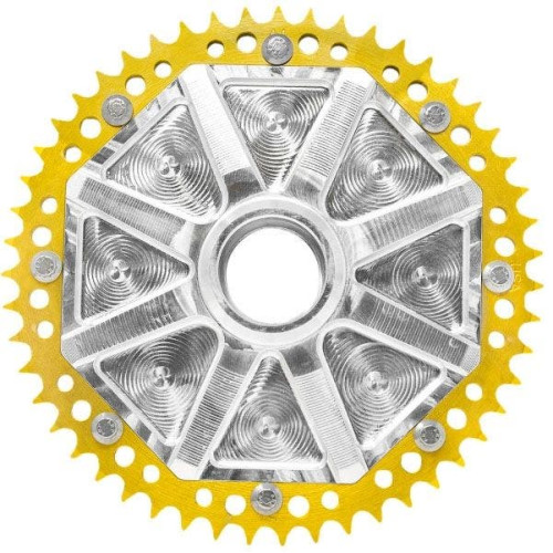 PartzBiz HD: 4424825-Alloy Art G2UCC53-32 Gold Cush Drive Carrier 53T ระบบการแปลงโซ่ Univ PartzBiz HD: 4424825-Alloy Art G2UCC53-32 Gold Cush Drive Carrier 53T ระบบการแปลงโซ่ Univ