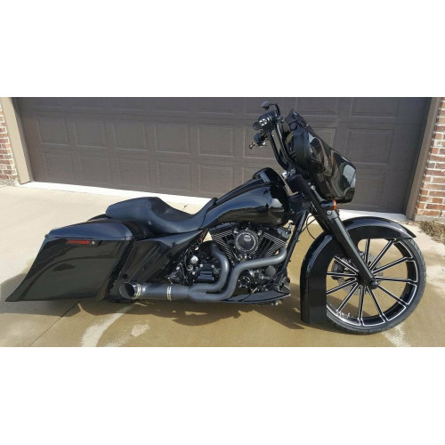 PartzBiz HD: 4424720-ช่วงล่างแบบอเมริกัน 23” หรือ FAT 21 ล้อ Triple Tree Kit Harley Touring 97-13