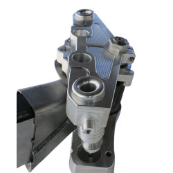 PartzBiz HD ST30/14 - American Suspension 30" Short Neck 10 Degree Triple Tree Kit Harley 14-Up