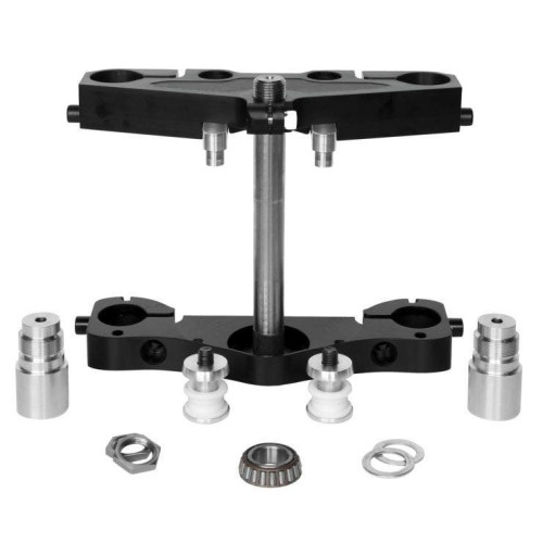 PartzBiz HD: 4424692-American Suspension 41MM Bolt On Triple Tree Kit 23” ล้อ Raked Harley FLH/T 97-13 TK23/13