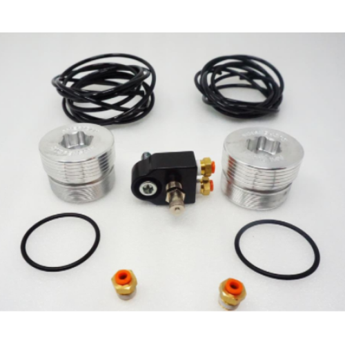 PartzBiz HD: 4424643-American Suspension Remote Preload Adjuster Air 49mm Harley 14-Up