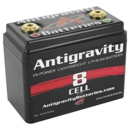 PartzBiz HD: 4424578-Antigravity Batteries 8 Cell Small Case Lithium-Ion Motorcycle Batteries AG-801 best for performance atv utv scooter cranking power universal lithium lion