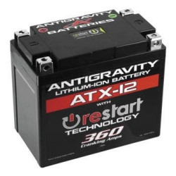 PartzBiz HD WP58-7005 - Antigravity Batteries RE-START Lithium Ion Batteries Motorcycle ATX-12 213044 AG-ATX12-RS best for performance atv utv scooter cranking power universal lithium lion