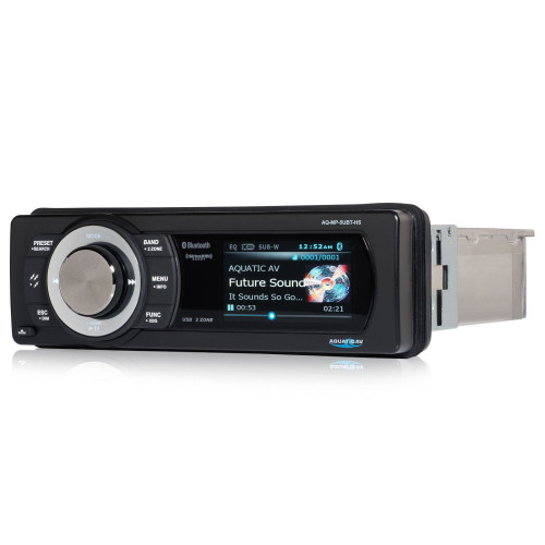 PartzBiz HD: 4424569-Aquatic AV 288W Sirius XM Bluetooth USB iPod MP3 AUX Replacement Radio Harley 98-13 AQ-MP-5UBT-HS PartzBiz HD: 4424569-Aquatic AV 288W Sirius XM Bluetooth USB iPod MP3 AUX Replacement Radio Harley 98-13 AQ-MP-5UBT-HS