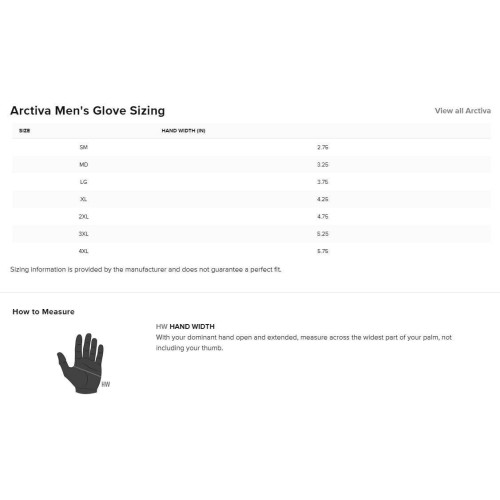 PartzBiz HD: 4424550-ถุงมือขี่ Arctiva Meridian 3M ฉนวนกันน้ำกันลมสีดำ (XS-3X)