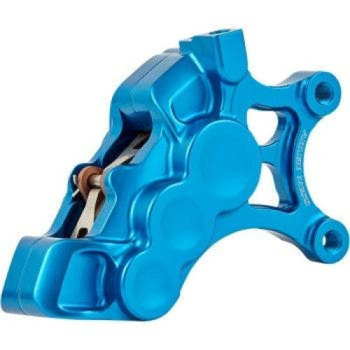 PartzBiz HD: 4424512-Arlen Ness 02-200 Blue 6-Piston Caliper for 14" Disc Front Right Harley & Custom PartzBiz HD: 4424512-Arlen Ness 02-200 Blue 6-Piston Caliper for 14" Disc Front Right Harley & Custom