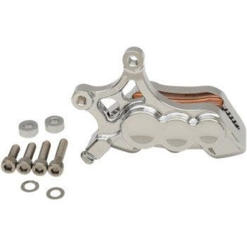 PartzBiz HD: 4424520-Arlen Ness 02-212 Chrome 6-Piston Caliper 14" Disc Front Right Harley & Custom PartzBiz HD: 4424520-Arlen Ness 02-212 Chrome 6-Piston Caliper 14" Disc Front Right Harley & Custom