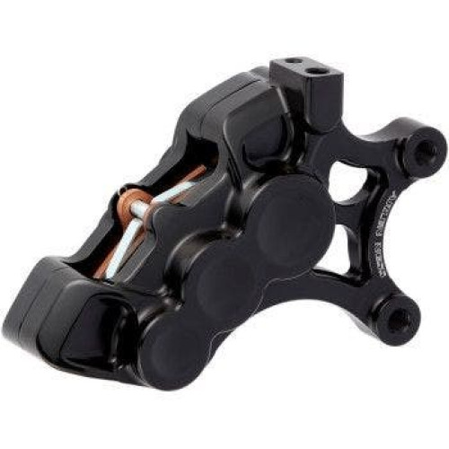 PartzBiz HD: 4424521-Arlen Ness 02-213 Black 6-Piston Caliper for 14" Disc Front Right Harley & Custom PartzBiz HD: 4424521-Arlen Ness 02-213 Black 6-Piston Caliper for 14" Disc Front Right Harley & Custom