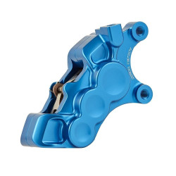 PartzBiz HD AN02-227 - Arlen Ness 02-227 Blue 6-Piston Caliper for 11.8" Disc Front Right Harley Custom PartzBiz HD AN02-227 - Arlen Ness 02-227 Blue 6-Piston Caliper for 11.8" Disc Front Right Harley Custom