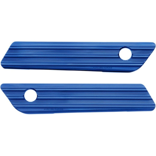 PartzBiz HD: 4424506-Arlen Ness 03-604 Blue Saddlebag Latch Covers Billet Pair Harley Touring 14-21 PartzBiz HD: 4424506-Arlen Ness 03-604 Blue Saddlebag Latch Covers Billet Pair Harley Touring 14-21