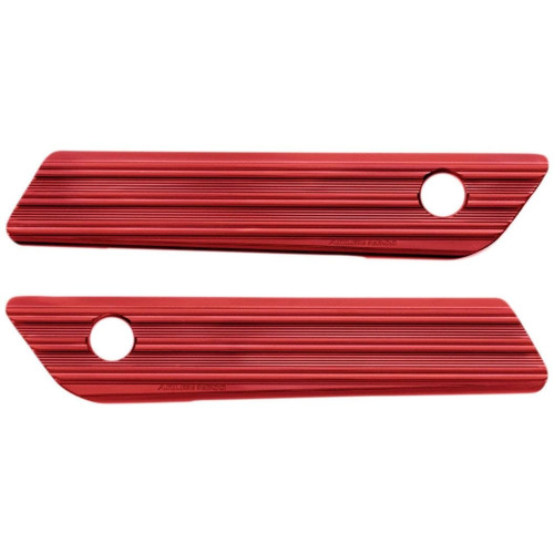PartzBiz HD: 4424509-Arlen Ness 03-616 Red Saddlebag Latch Covers Billet Pair Harley Touring 14-21 PartzBiz HD: 4424509-Arlen Ness 03-616 Red Saddlebag Latch Covers Billet Pair Harley Touring 14-21