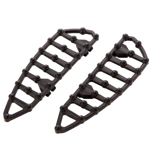 PartzBiz HD: 4424460-Arlen Ness 06-891 Black MX Billet Floorboard Kit Harley Touring Softail 99-Up