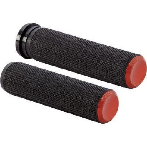 PartzBiz HD: 4424430-Arlen Ness 07-306 Fusion Knurled Grips สีส้ม TBW สำหรับ Harley FLH/T FLS FXD ELW 08-23 PartzBiz HD: 4424430-Arlen Ness 07-306 Fusion Knurled Grips สีส้ม TBW สำหรับ Harley FLH/T FLS FXD ELW 08-23