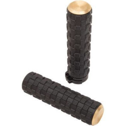 PartzBiz HD AN07-354 - Arlen Ness 07-354 ปลอกแฮนด์ Air Trax ทองเหลือง 1” สำหรับ Harley 76-Up