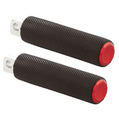 PartzBiz HD: 4424418-Arlen Ness 07-938 Fusion Knurled Male Mount Footpeg w/ Red End Cap Harley 76-Up PartzBiz HD: 4424418-Arlen Ness 07-938 Fusion Knurled Male Mount Footpeg w/ Red End Cap Harley 76-Up