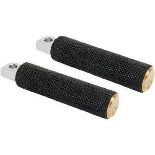 PartzBiz HD: 4424425-Arlen Ness 07-945 Brass Billet Knurled Fusion Passenger Footpegs H-D Softail M8 PartzBiz HD: 4424425-Arlen Ness 07-945 Brass Billet Knurled Fusion Passenger Footpegs H-D Softail M8