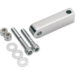 PartzBiz HD AN08-362 - Arlen Ness 08-362 Extended Headlight Block Mount Stock Fit Complete Kit Harley DS-285012