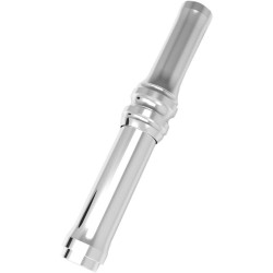 PartzBiz HD AN03-632 - Arlen Ness 10 Gauge Chrome Pushrod Covers สำหรับ Harley 99-15 Twin Cam ชุด 4 ชิ้น | 03-632 PartzBiz HD AN03-632 - Arlen Ness 10 Gauge Chrome Pushrod Covers สำหรับ Harley 99-15 Twin Cam ชุด 4 ชิ้น | 03-632