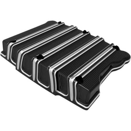 PartzBiz HD: 4424356-Arlen Ness 10 Gauge Gloss Black Rocker Box Covers for Harley Twin Cam 99-15 | 18-253 PartzBiz HD: 4424356-Arlen Ness 10 Gauge Gloss Black Rocker Box Covers for Harley Twin Cam 99-15 | 18-253