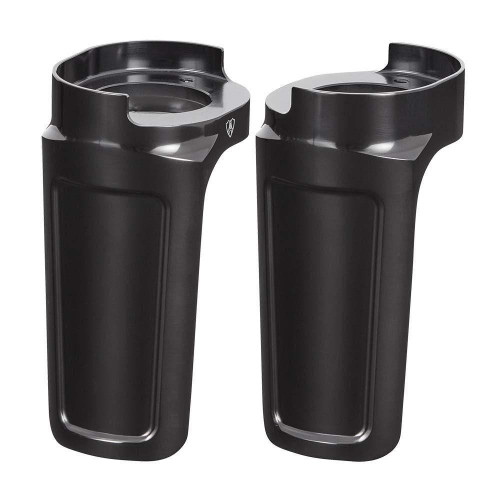 PartzBiz HD: 4424340-Arlen Ness 120-000 Black Method Bagger การ์ดส้อม Harley Touring 14-Up