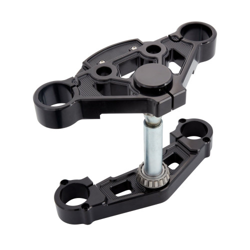 PartzBiz HD: 4424291-Arlen Ness 130-006 Black Method Triple Trees CNC Harley Road Glide FLTR 15-Up PartzBiz HD: 4424291-Arlen Ness 130-006 Black Method Triple Trees CNC Harley Road Glide FLTR 15-Up