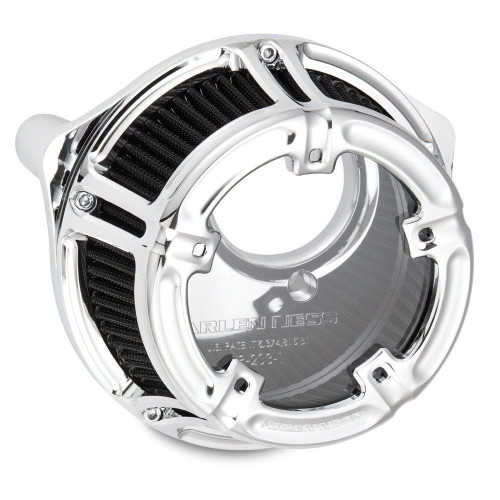 PartzBiz HD: 4424235-Arlen Ness 18-972 Chrome Method Clear Series Stage 1 กรองอากาศ Twin Cam | 18-972