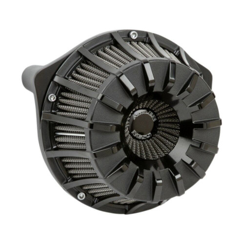PartzBiz HD: 4424208-Arlen Ness 18-995 Black Inverted 15-Spoke เครื่องฟอกอากาศ Breather Filter 91-19 Harley Sportster XL Sporty XL883 XL1200 1010-2462 10102462 264337