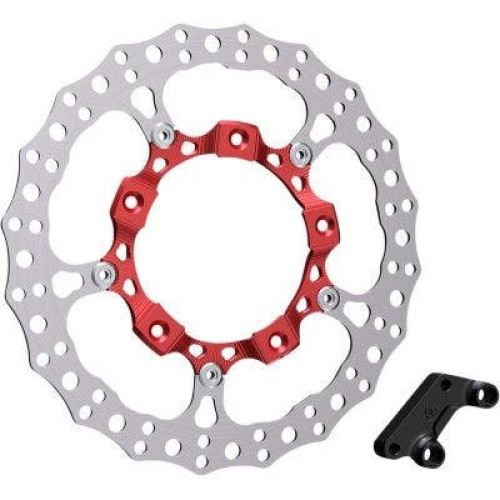 PartzBiz HD: 4424195-Arlen Ness 300-007 14” Big Brake Rotor Kits Front Right Red Harley Touring FLH/T PartzBiz HD: 4424195-Arlen Ness 300-007 14” Big Brake Rotor Kits Front Right Red Harley Touring FLH/T