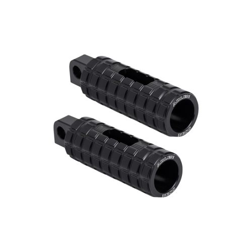 PartzBiz HD: 4424166-Arlen Ness 400-034 Black Speedliner Standard Male Mount Footpegs for Harley  | 400-034