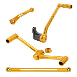 PartzBiz HD AN420-101 - Arlen Ness 420-101 Gold Speedliner Foot Controls ส้นเท้า/นิ้วเท้า Shifter Harley FLH PartzBiz HD AN420-101 - Arlen Ness 420-101 Gold Speedliner Foot Controls ส้นเท้า/นิ้วเท้า Shifter Harley FLH