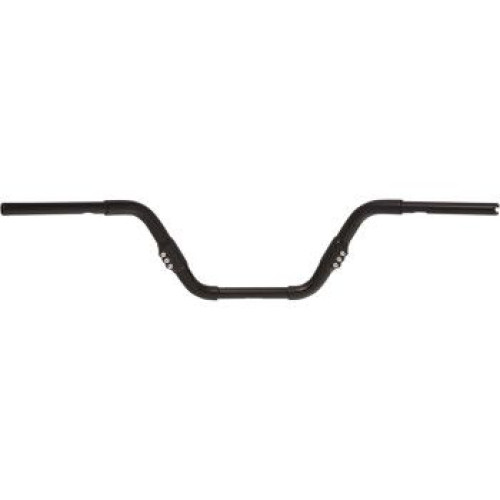 PartzBiz HD: 4424105-Arlen Ness 520-009 Black Low-Pro Adjustable 7" Handlebar Harley BT 98-20