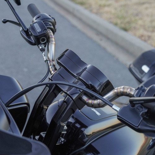 PartzBiz HD: 4424070-Arlen Ness 520-032 Black Method Handlebar Riser 10" Harley Road Glide 15-Up PartzBiz HD: 4424070-Arlen Ness 520-032 Black Method Handlebar Riser 10" Harley Road Glide 15-Up
