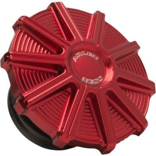 PartzBiz HD: 4424012-Arlen Ness 701-006 10 Gauge Gas Cap สีแดง Harley FLH FLS FXD XL 93-20 เหมาะสำหรับ 0703-0847 07030847 PartzBiz HD: 4424012-Arlen Ness 701-006 10 Gauge Gas Cap สีแดง Harley FLH FLS FXD XL 93-20 เหมาะสำหรับ 0703-0847 07030847