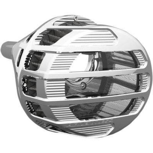 PartzBiz HD: 4423999-Arlen Ness 81-303 Chrome Sidekick Monster Sucker Air Cleaner H-D Twin Cam 08-17
