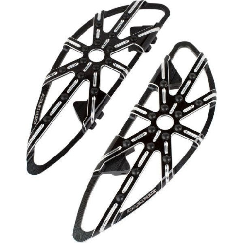 PartzBiz HD: 4423945-Arlen Ness Black 10 Gauge Adjustable Floorboards Driver Harley Softail 18-20 PartzBiz HD: 4423945-Arlen Ness Black 10 Gauge Adjustable Floorboards Driver Harley Softail 18-20