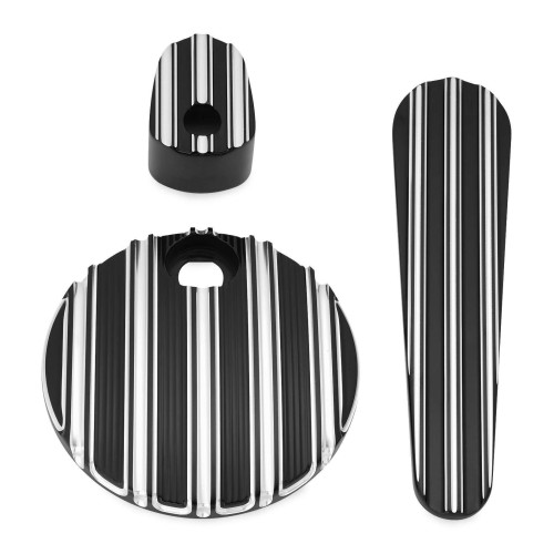 PartzBiz HD: 4423950-Arlen Ness Black 10 Gauge Dash Accessory Pack Ignition Fuel Door Dash 08-13 | 91-136