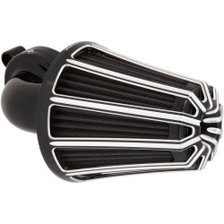 PartzBiz HD AN81-002 - Arlen Ness Black 10 Gauge Monster Sucker Air Cleaner Harley Big Twin Cam 99-17 | 81-002