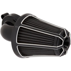 PartzBiz HD AN81-008 - Arlen Ness Black Beveled Monster Sucker Air Cleaner Harley Touring TBW 08-16 | 81-008 PartzBiz HD AN81-008 - Arlen Ness Black Beveled Monster Sucker Air Cleaner Harley Touring TBW 08-16 | 81-008