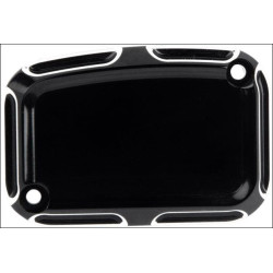 PartzBiz HD AN03-410 - Arlen Ness Black Beveled Rear Brake Master Cylinder Cover 05-07 FLH 06-16 ST | 03-410 PartzBiz HD AN03-410 - Arlen Ness Black Beveled Rear Brake Master Cylinder Cover 05-07 FLH 06-16 ST | 03-410