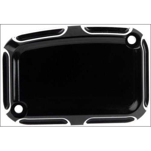 PartzBiz HD: 4423922-Arlen Ness Black Beveled Rear Brake Master Cylinder Cover 05-07 FLH 06-16 ST | 03-410 PartzBiz HD: 4423922-Arlen Ness Black Beveled Rear Brake Master Cylinder Cover 05-07 FLH 06-16 ST | 03-410