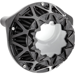 PartzBiz HD AN600-045 - Arlen Ness All Black Crossfire Performance Intake Air Cleaner Harley TC 00-17
