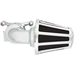 PartzBiz HD AN81-017 - Arlen Ness Chrome 10 Gauge Monster Sucker เครื่องฟอกอากาศ Harley Sportster XL 91-17 | 81-017 PartzBiz HD AN81-017 - Arlen Ness Chrome 10 Gauge Monster Sucker เครื่องฟอกอากาศ Harley Sportster XL 91-17 | 81-017