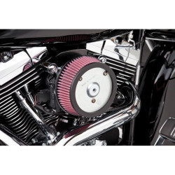 PartzBiz HD AN18-503 - Arlen Ness Stage 1 Big Sucker เครื่องฟอกอากาศสำหรับ 99-01 Harley FLH EFI -Chrome | 18-503 PartzBiz HD AN18-503 - Arlen Ness Stage 1 Big Sucker เครื่องฟอกอากาศสำหรับ 99-01 Harley FLH EFI -Chrome | 18-503
