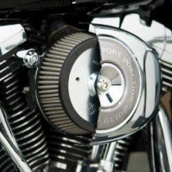 PartzBiz HD AN18-514 - Arlen Ness Chrome Backing Plate สแตนเลสกรอง Stage 1 Big Sucker Air Cleaner สำหรับ 2008-2014 Harley Touring | 18-514 PartzBiz HD AN18-514 - Arlen Ness Chrome Backing Plate สแตนเลสกรอง Stage 1 Big Sucker Air Cleaner สำหรับ 2008-2014 Harley Touring | 18-514