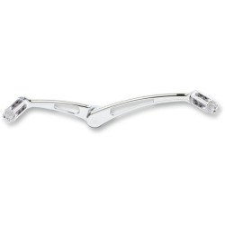 PartzBiz HD AN40-104 - Arlen Ness Chrome EZ 10 Gauge Heel Toe Shifter Levers Harley Touring 84-17 | 40-104