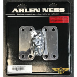 PartzBiz HD AN06-124 - Arlen Ness Chrome Front Fender Lift Brackets Adapters 21" Wheel Harley 14-18