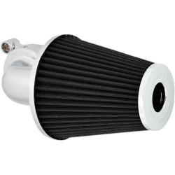 PartzBiz HD AN81-001 - Arlen Ness Chrome Monster Sucker เครื่องฟอกอากาศไม่มีฝาครอบ Harley 99-17 Twin Cam | 81-001 PartzBiz HD AN81-001 - Arlen Ness Chrome Monster Sucker เครื่องฟอกอากาศไม่มีฝาครอบ Harley 99-17 Twin Cam | 81-001