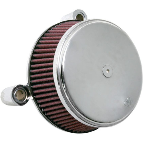 PartzBiz HD: 4423666-Arlen Ness Chrome Stage 1 Big Sucker Air Filter w/ Chrome Cover Harley 99-16 | 18-321 PartzBiz HD: 4423666-Arlen Ness Chrome Stage 1 Big Sucker Air Filter w/ Chrome Cover Harley 99-16 | 18-321