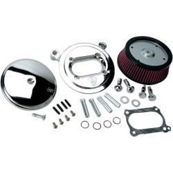 PartzBiz HD AN18-323 - Arlen Ness Chrome Stage 1 Big Sucker Air Filter w/ Cover Harley EFI FL 99-01 | 18-323 PartzBiz HD AN18-323 - Arlen Ness Chrome Stage 1 Big Sucker Air Filter w/ Cover Harley EFI FL 99-01 | 18-323