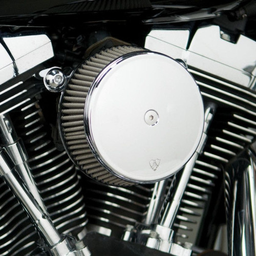 PartzBiz HD: 4423630-Arlen Ness Chrome Stage 1 Big Sucker Air Stainless Filter w/ Cover Harley XL | 50-334 PartzBiz HD: 4423630-Arlen Ness Chrome Stage 1 Big Sucker Air Stainless Filter w/ Cover Harley XL | 50-334
